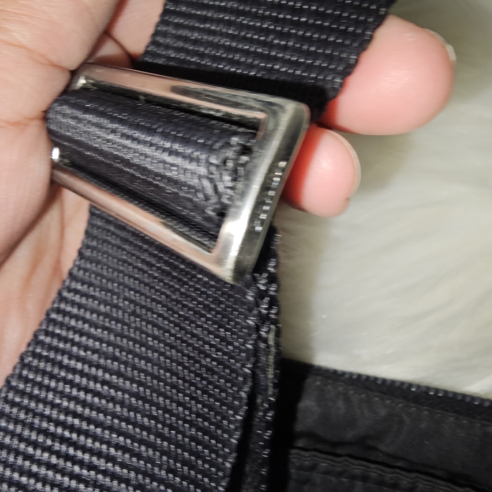 PRADA Vintage Black Tessuto Messenger Cross BodyBag - Picture 7 of 11